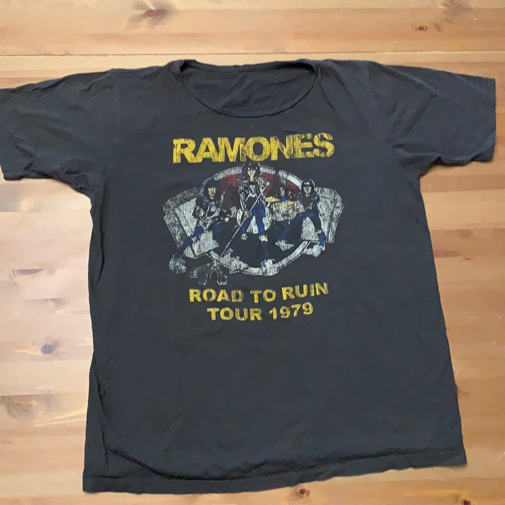 Ramones Road to Ruin Tour 1979 T Shirt.